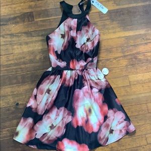 Silky Floral Dress - New!